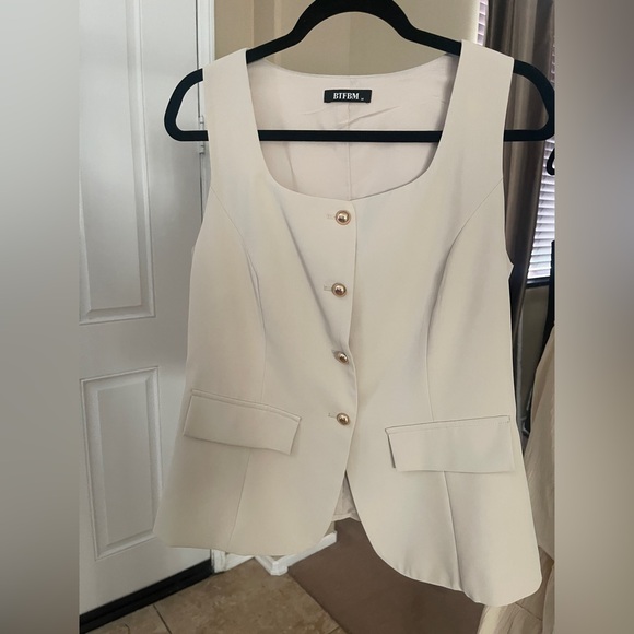 BTFBM Sleeveless Suit Vest - Picture 3 of 8